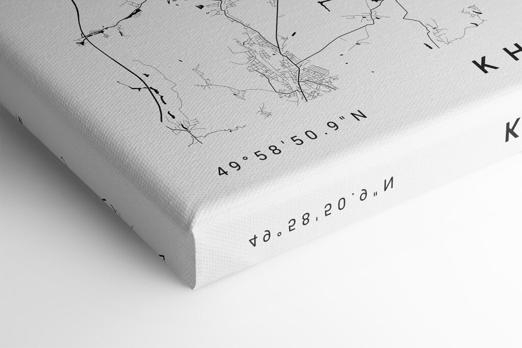 Map of a city Map of a city