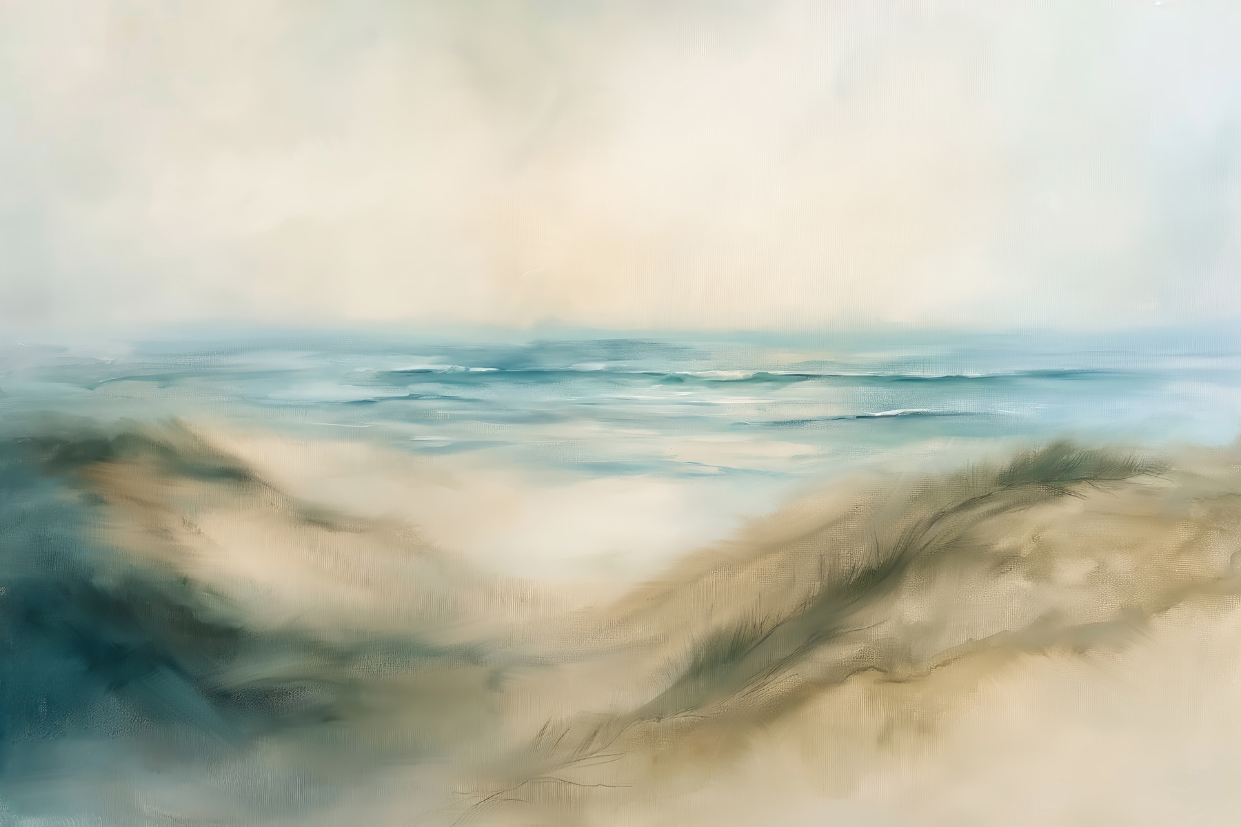 Painting of a beach Painting of a beach