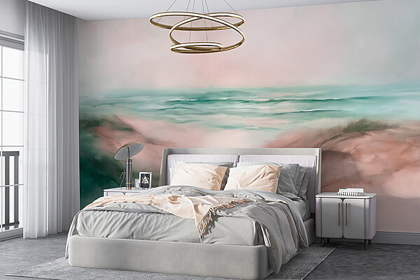 Painting of a beach