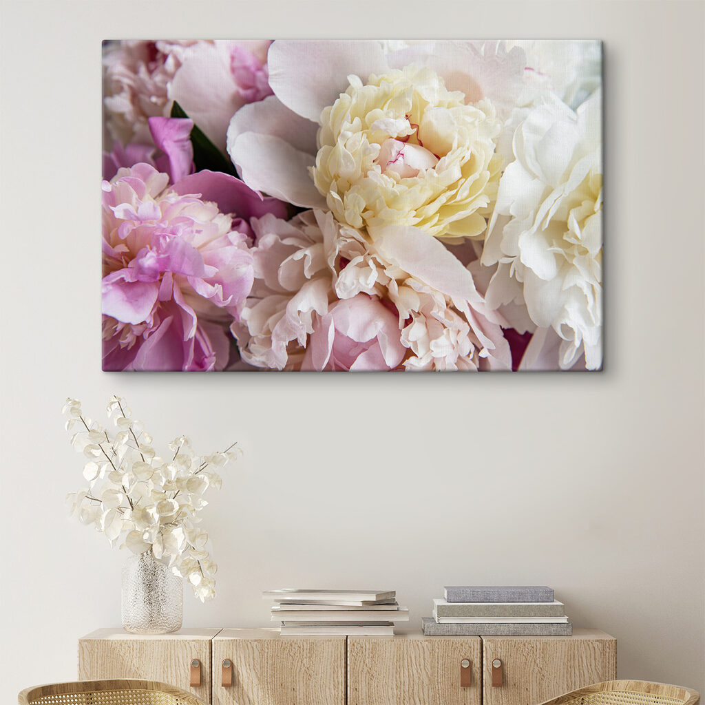Delicate blooms in soft pastel shades Delicate blooms in soft pastel shades