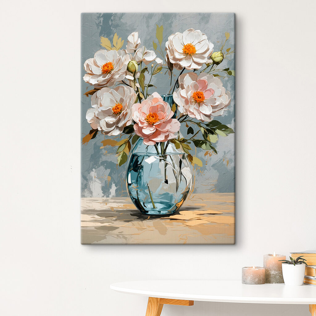 Vase with flowers in it