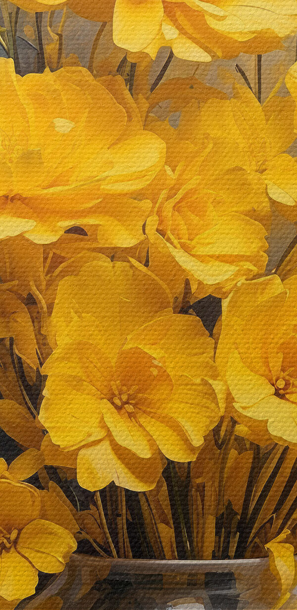 Váza sárga virágokkal Váza sárga virágokkal