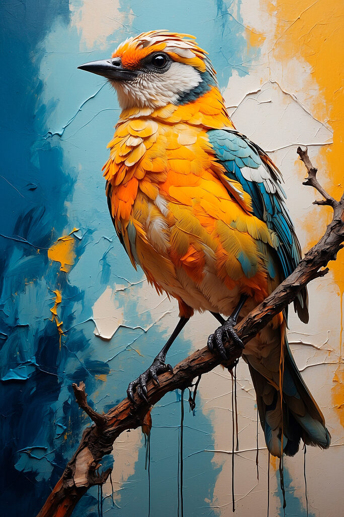 Bird sitting on a branch Bird sitting on a branch