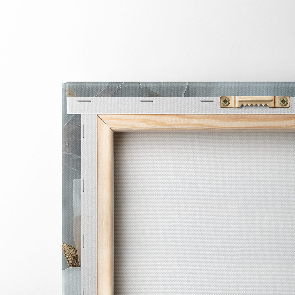 White flower with brown leaves