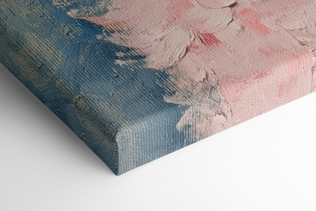 Painting of a pink sheep