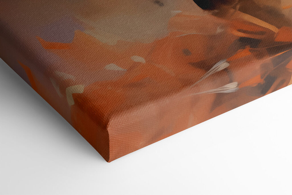 Painting of a man and woman dancing