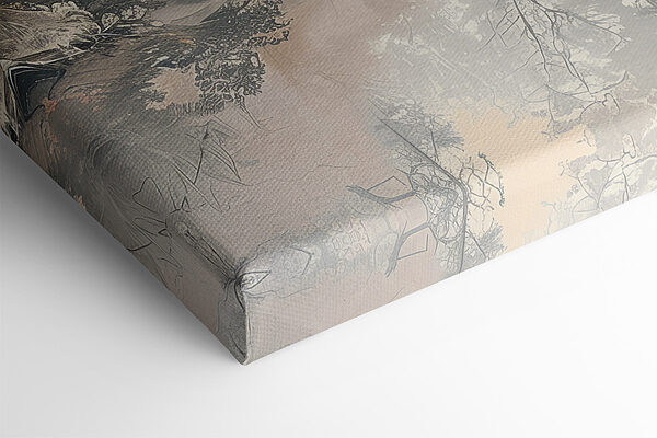 Lake with trees and birds Lake with trees and birds