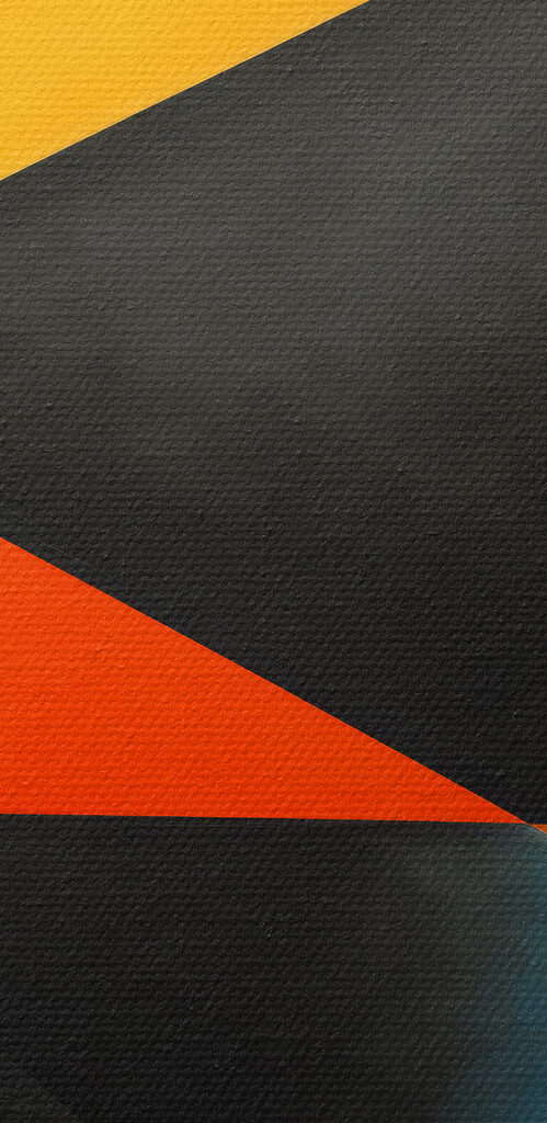 Colorful art piece with a circle