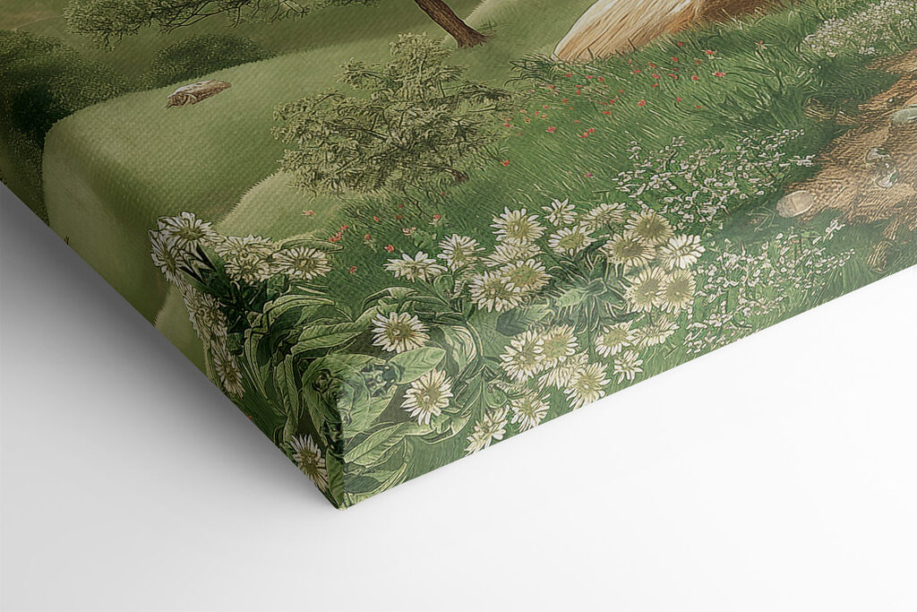 Landscape with trees and a road