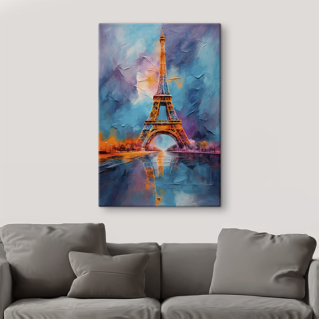 Painting of a tower Painting of a tower