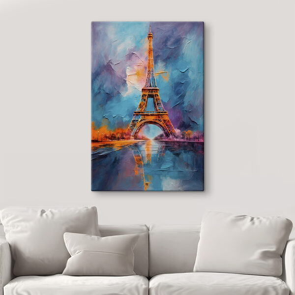 Painting of a tower Painting of a tower