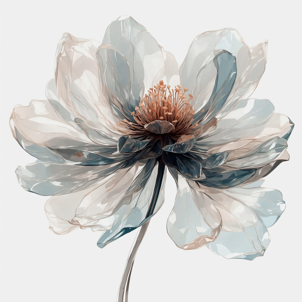 Delicate flower in soft colors Delicate flower in soft colors