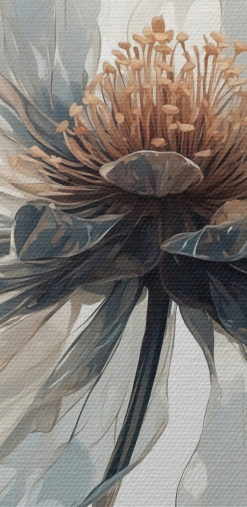 Delicate flower in soft colors Delicate flower in soft colors