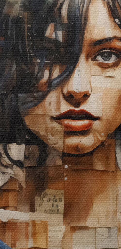 Painting of a woman Painting of a woman
