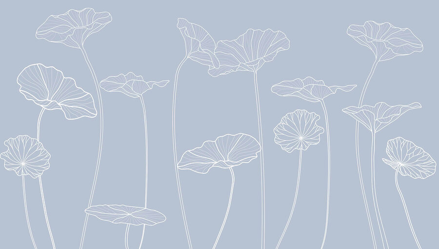 Line drawing of flowers Line drawing of flowers