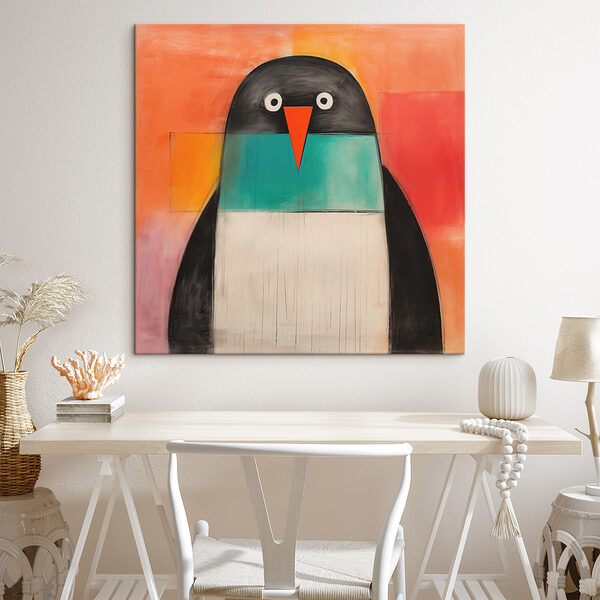 Painting of a penguin Painting of a penguin