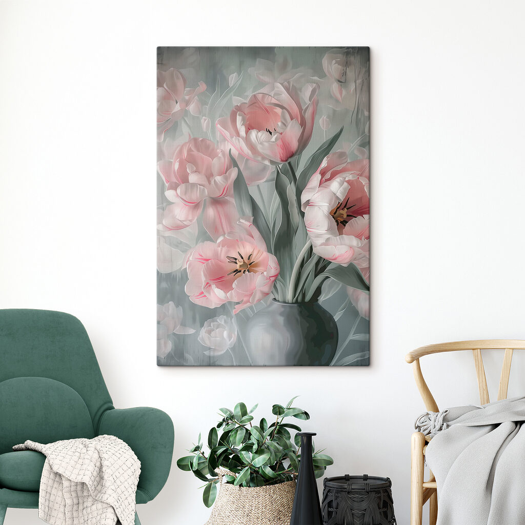 Elegant blooms in soft pastel hues Elegant blooms in soft pastel hues
