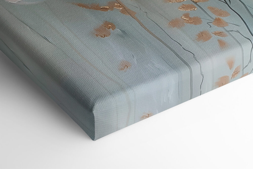 Painting of white flowers Painting of white flowers