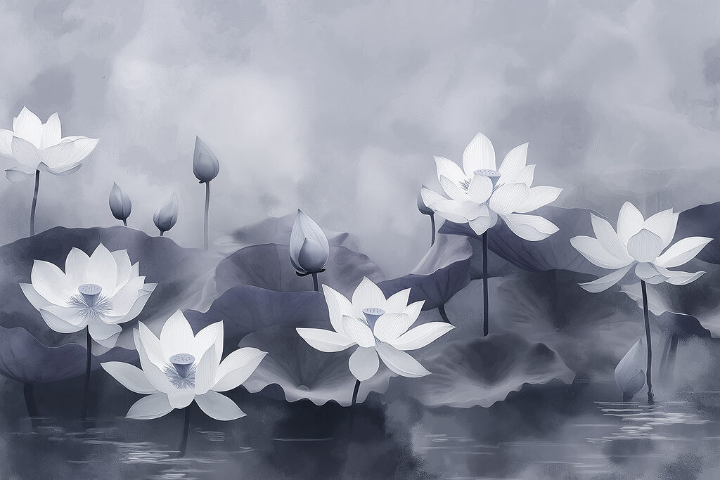 Group of white flowers