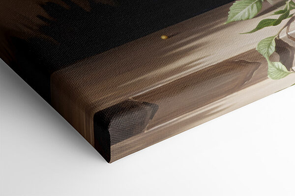 Painting of flowers in a vase