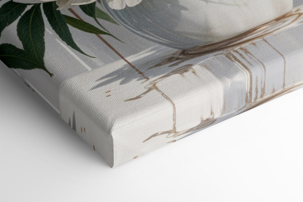 Bouquet of flowers with leaves