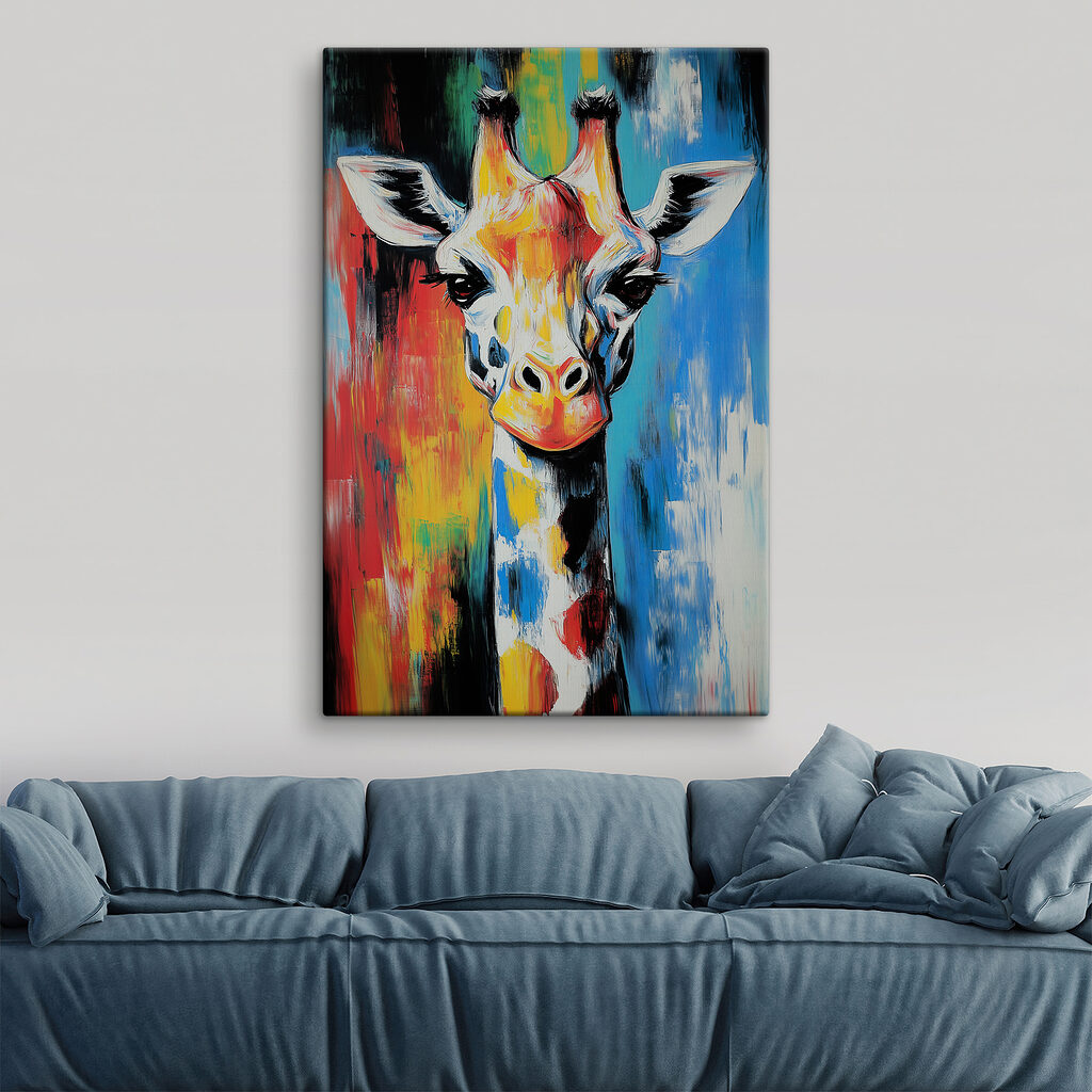 Painting of a giraffe
