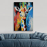 Vászonképek Egy zsiráf festménye