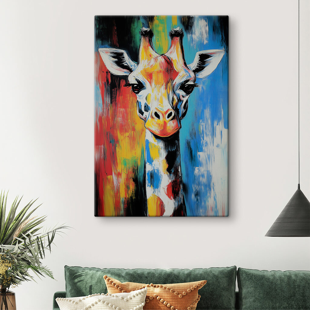 Painting of a giraffe