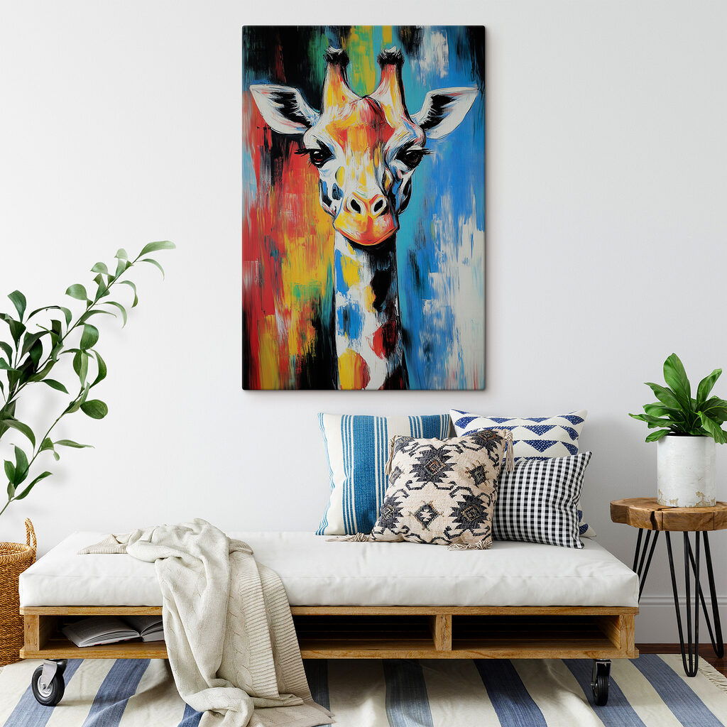 Painting of a giraffe