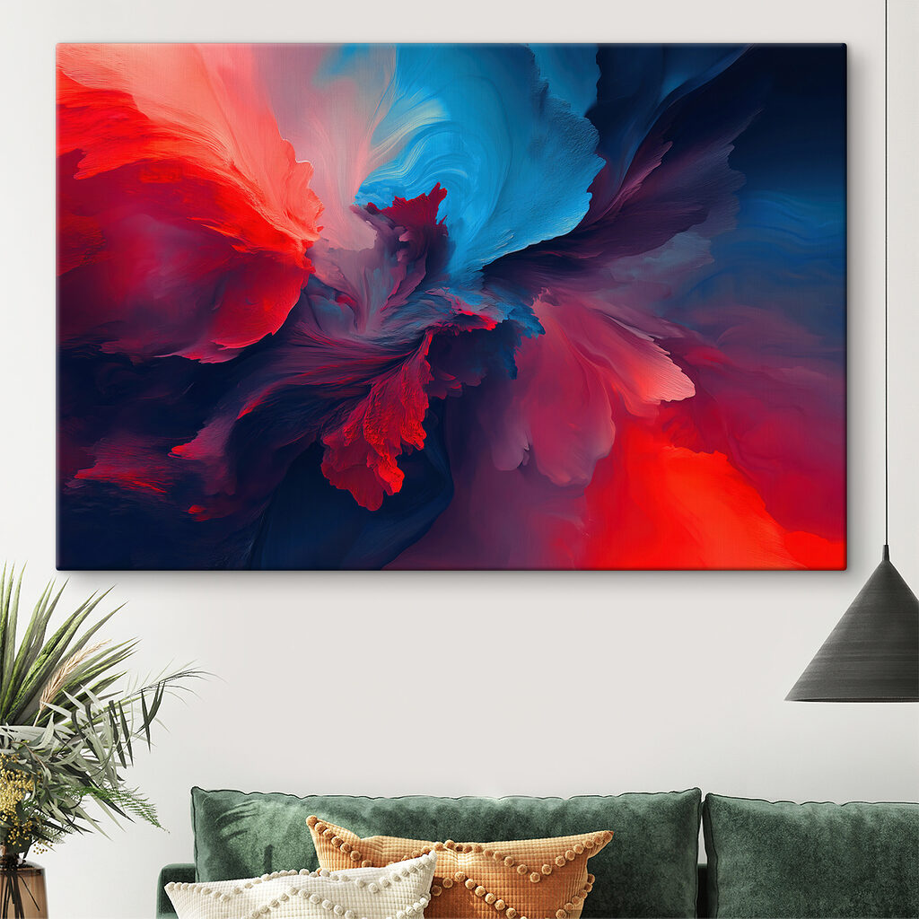 Colorful paint splashes