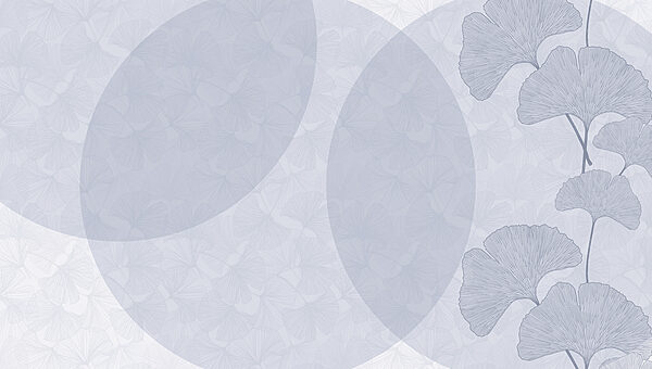 White and blue background with circles and lines