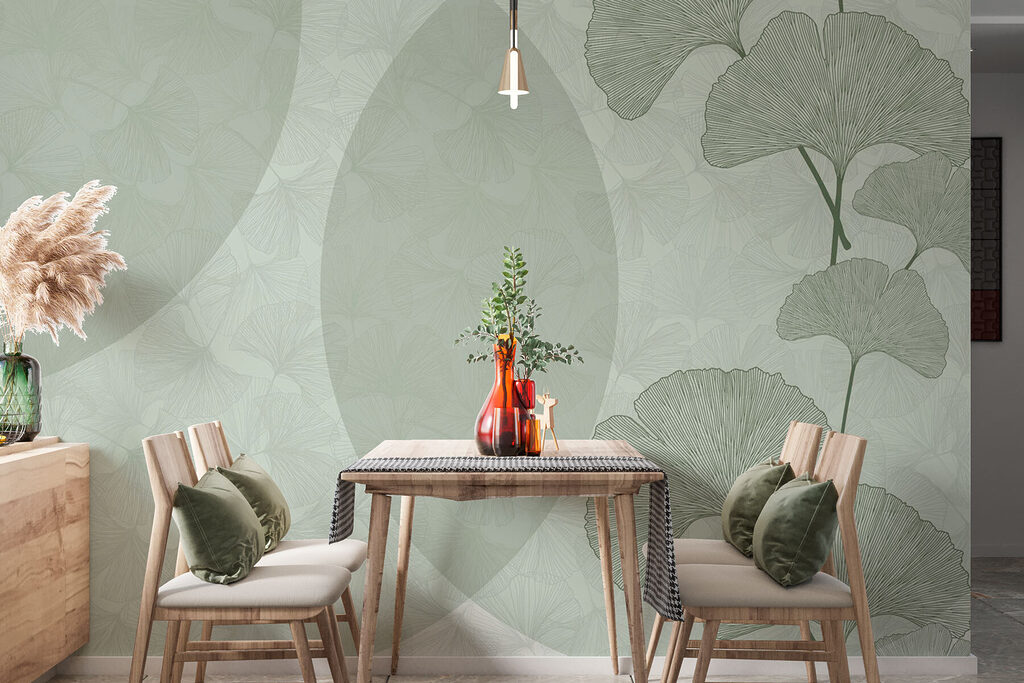 Green and white background with circles and lines Green and white background with circles and lines