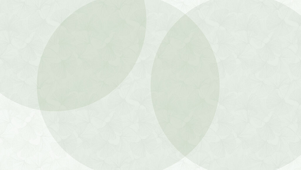 White and green background with circles and lines