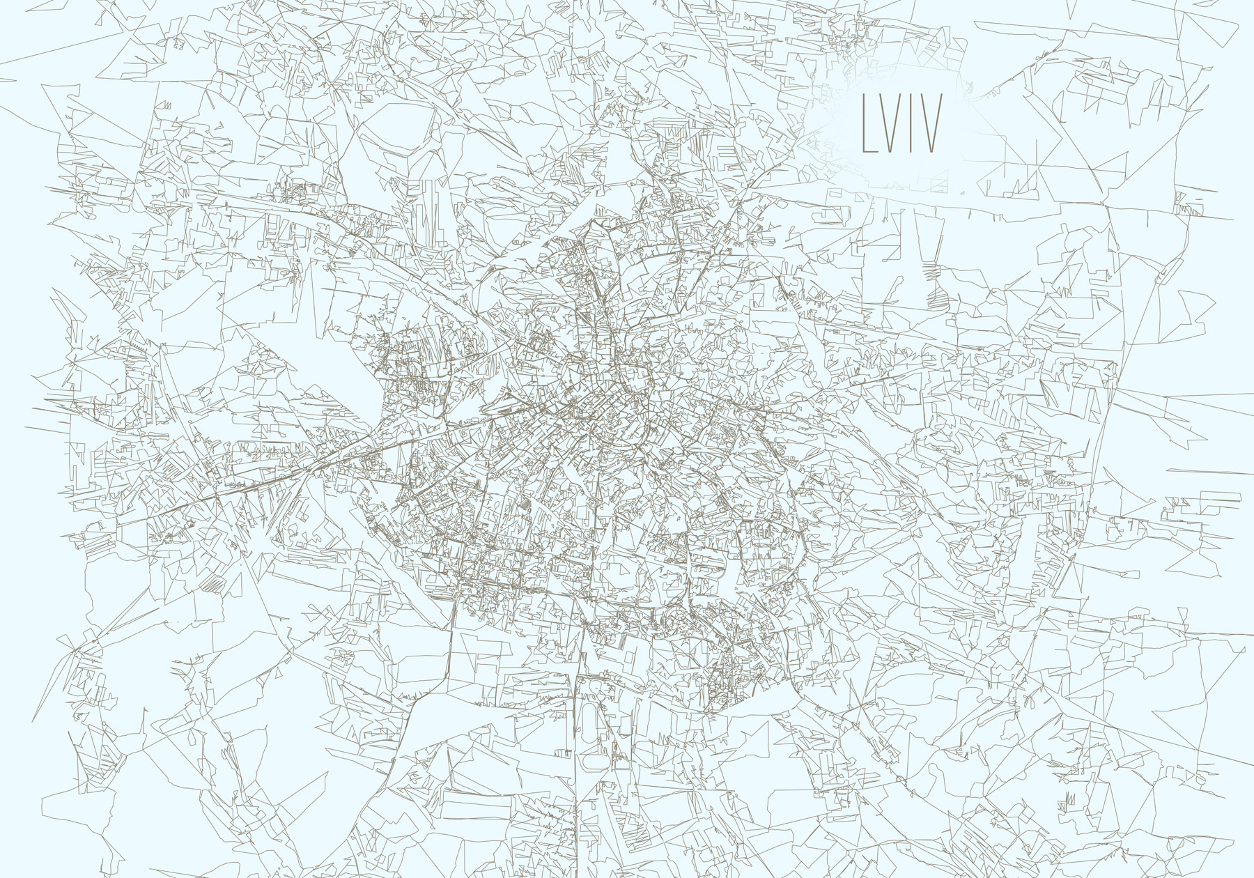 Map of a city Map of a city