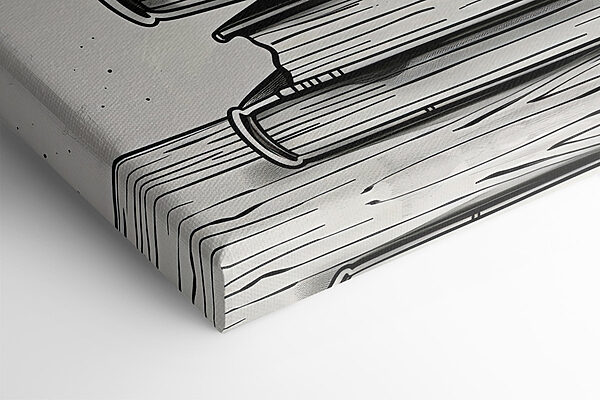 Cat sitting on a stack of books