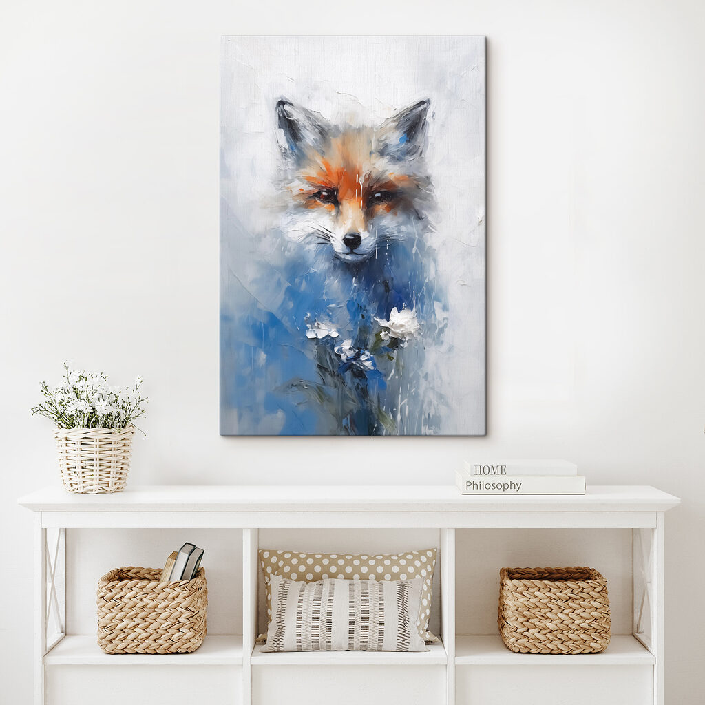 Painting of a fox Painting of a fox