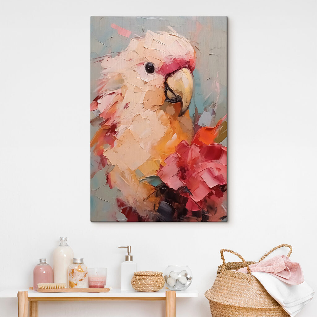 Painting of a parrot