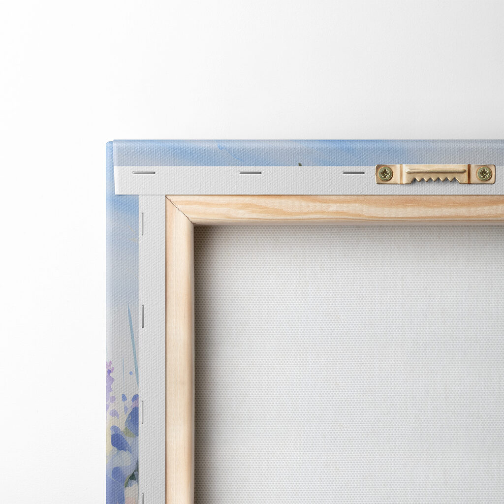 Painting of flowers in a field Painting of flowers in a field