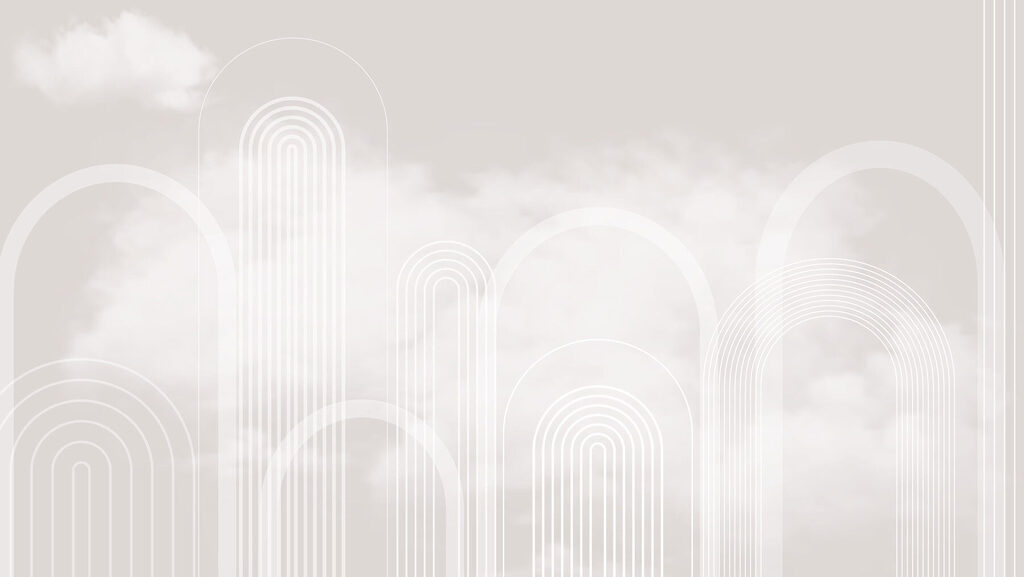 White lines on a gray background