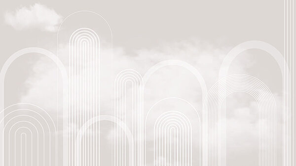 White lines on a gray background