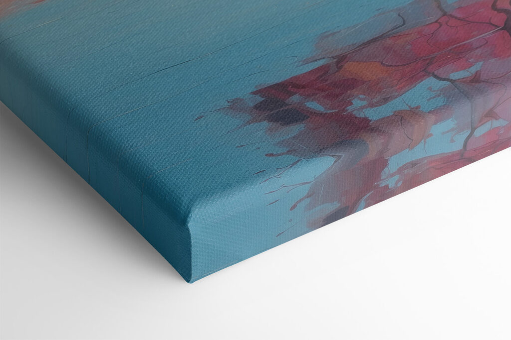 Painting of a colorful tree Painting of a colorful tree