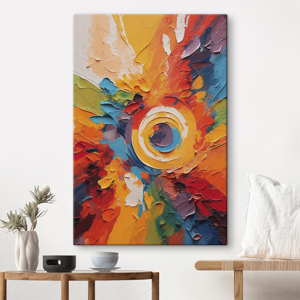 Painting of a circle Painting of a circle