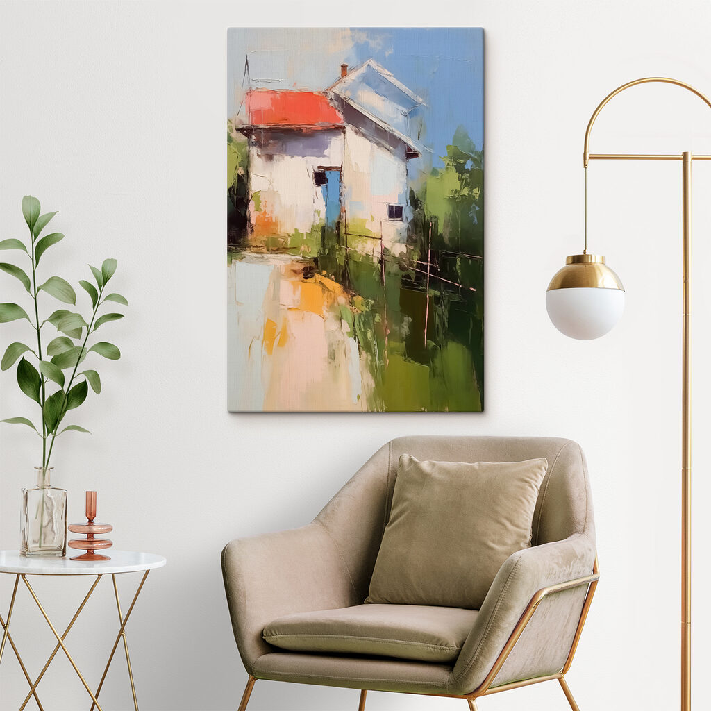 Painting of a house