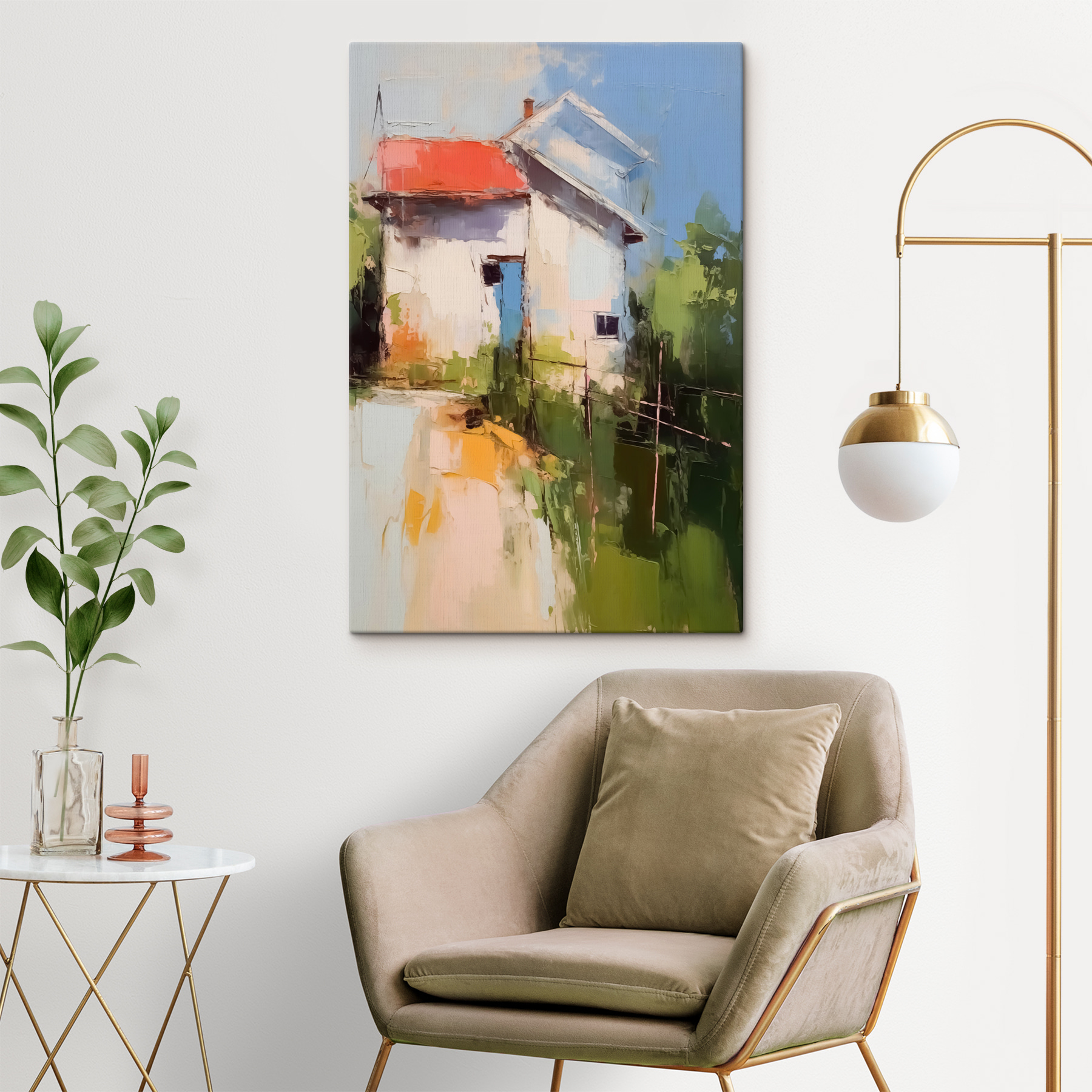 Painting of a house