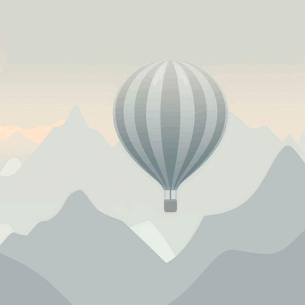 Hőlégballon a levegőben Hőlégballon a levegőben