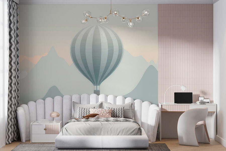 Hőlégballon a levegőben Hőlégballon a levegőben