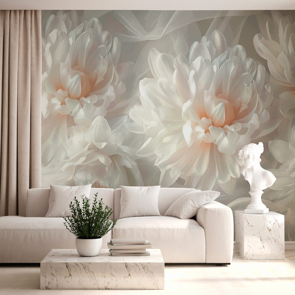 Group of white flowers