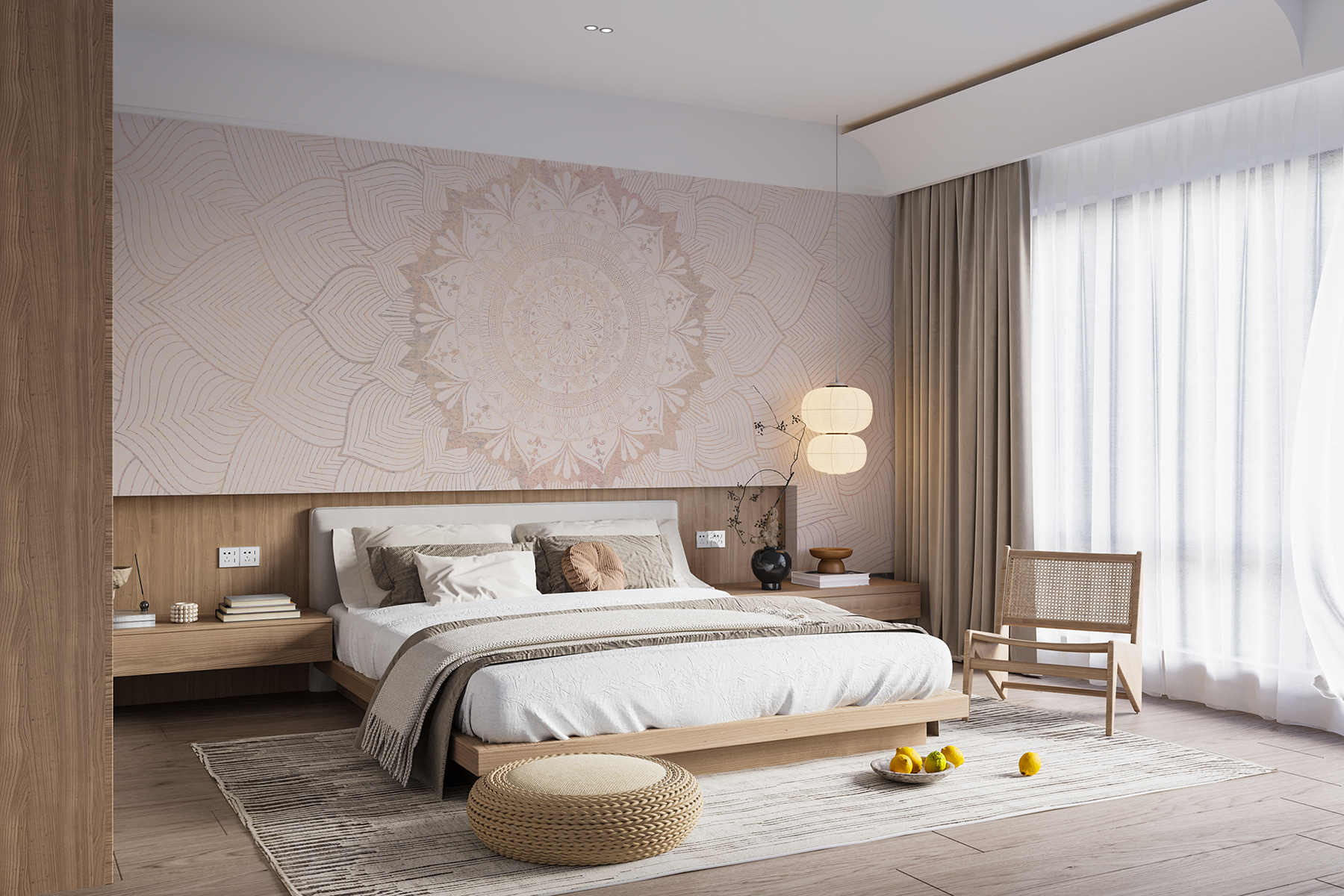 Circular pattern on a white surface Circular pattern on a white surface