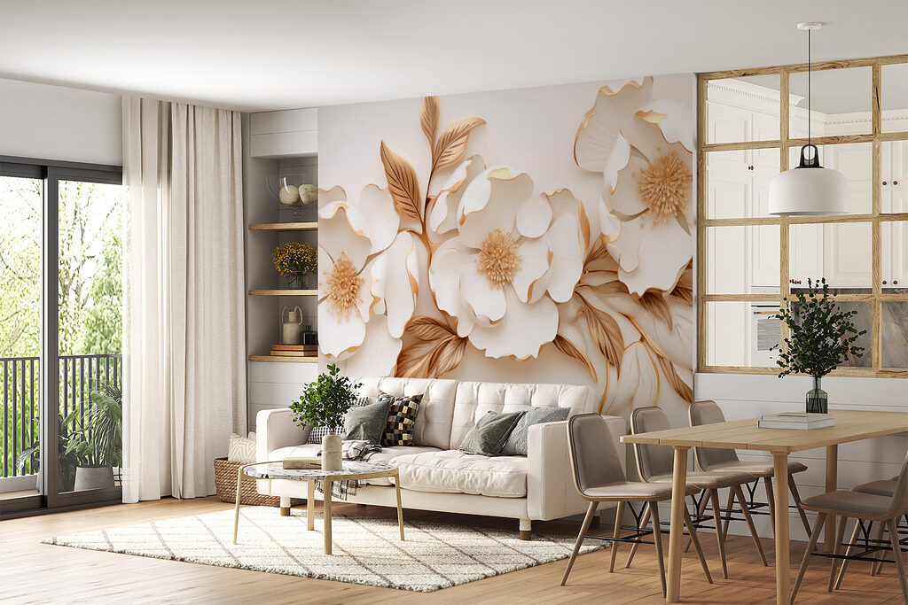 Elegant blooms in creamy hues