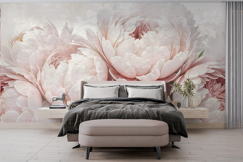 Group of pink flowers Group of pink flowers